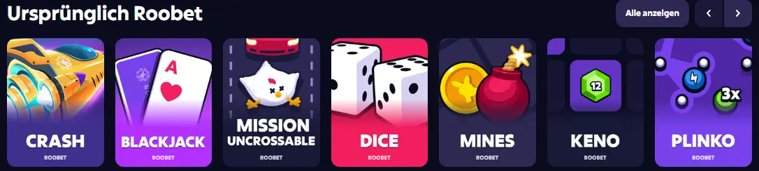 Spielkatalog im Online Casino – Slots, Tischspiele und Live-Casino auf einer Seite